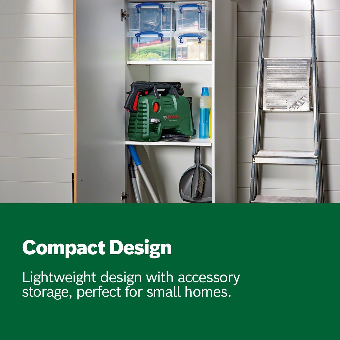 1500W High Pressure Washer 120 Bar with Home & Car Cleaning Kit, 350L/H Flow Rate