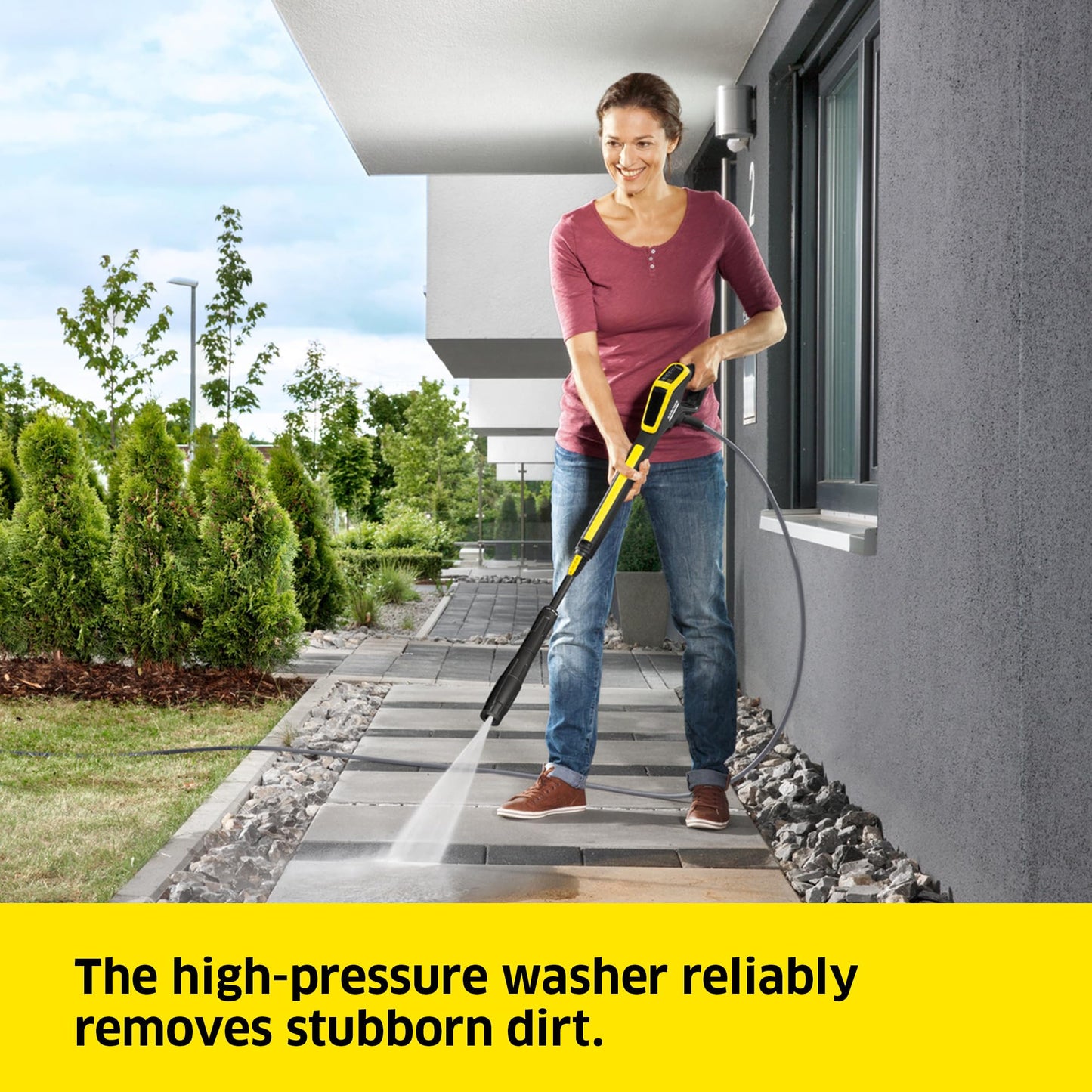 145 Bar High Pressure Washer with 10m Hose, Car & Home Cleaning Kit, 500L/H Flow Rate