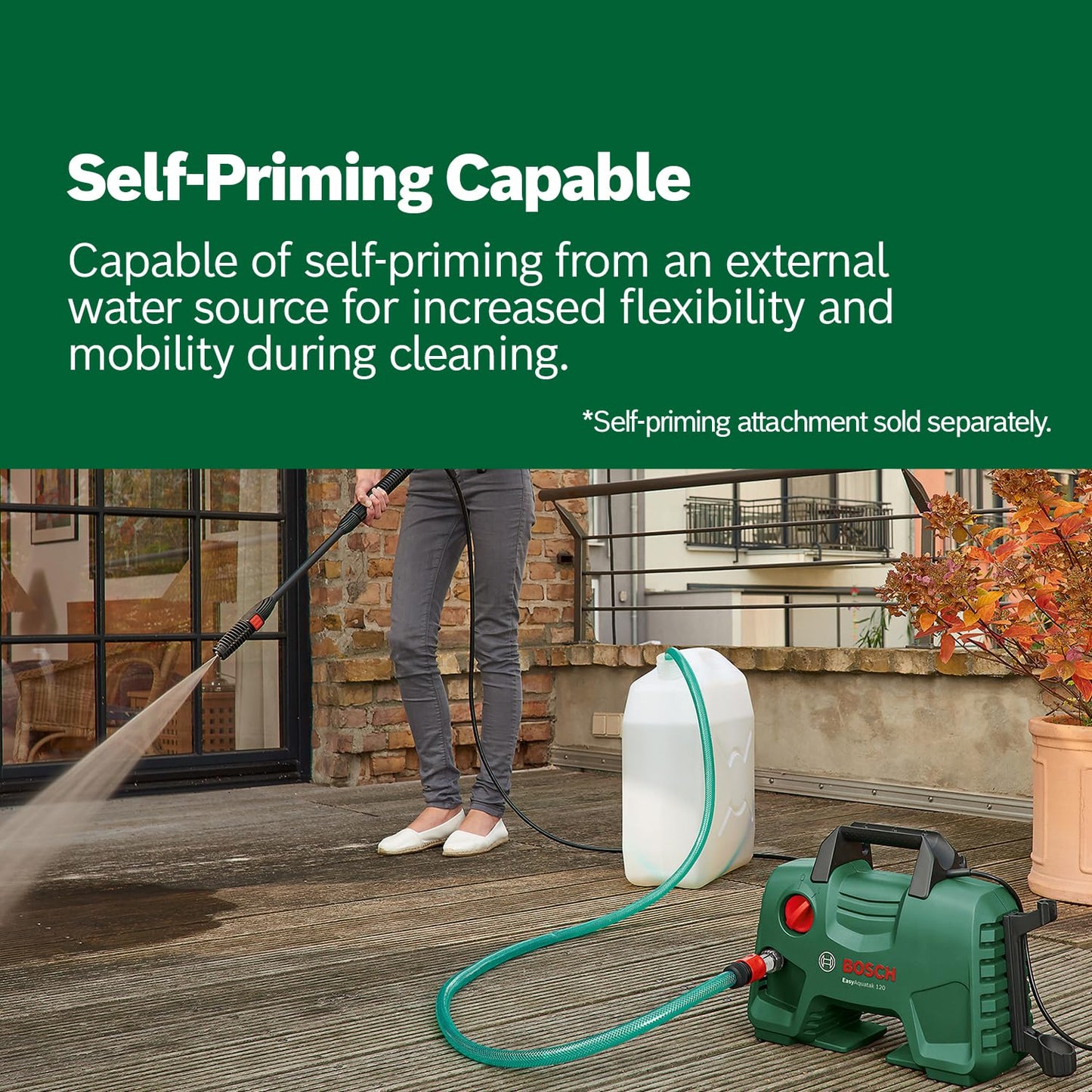 1500W High Pressure Washer 120 Bar with Home & Car Cleaning Kit, 350L/H Flow Rate