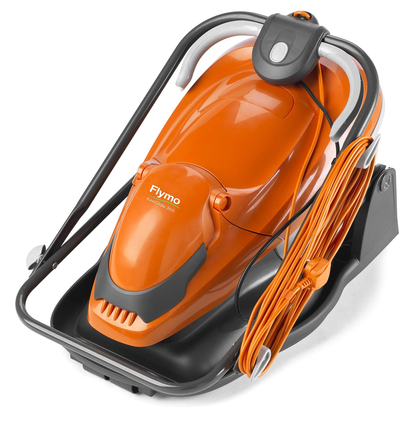 2000W Hover Lawn Mower 36cm Cutting Width with 26L Grass Box, Lightweight & Foldable