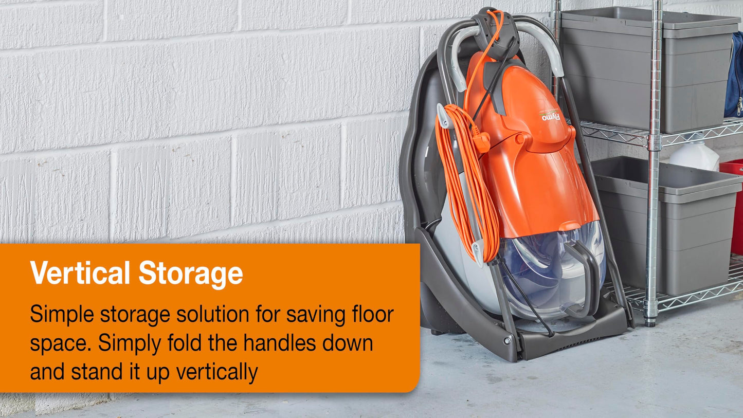 1800W Hover Lawn Mower 36cm Cutting Width with 26L Grass Box, Foldable & Lightweight