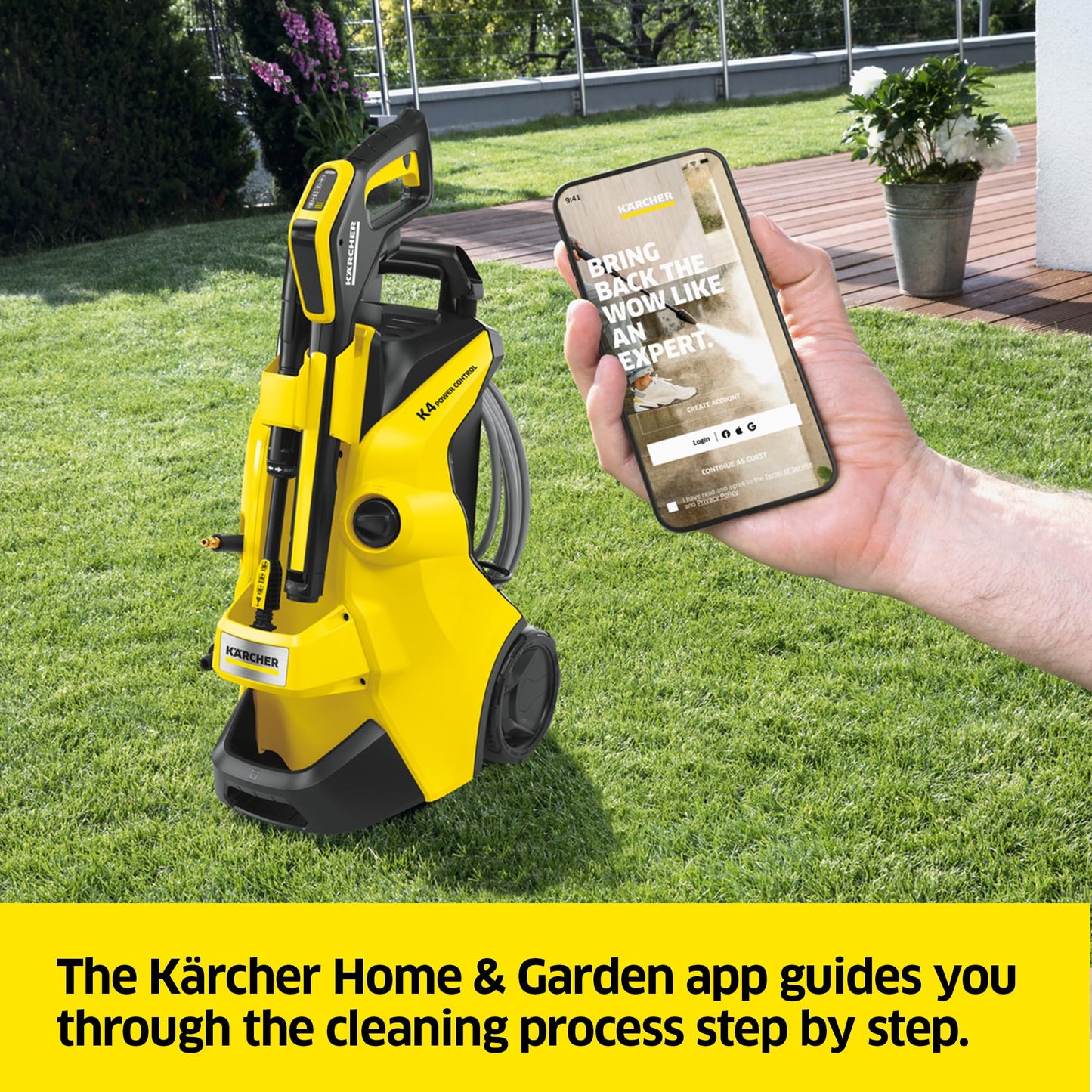 145 Bar High Pressure Washer with 10m Hose, Car & Home Cleaning Kit, 500L/H Flow Rate