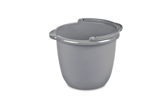10 Quart Plastic Utility Pail with Pour Spout and Carry Handle